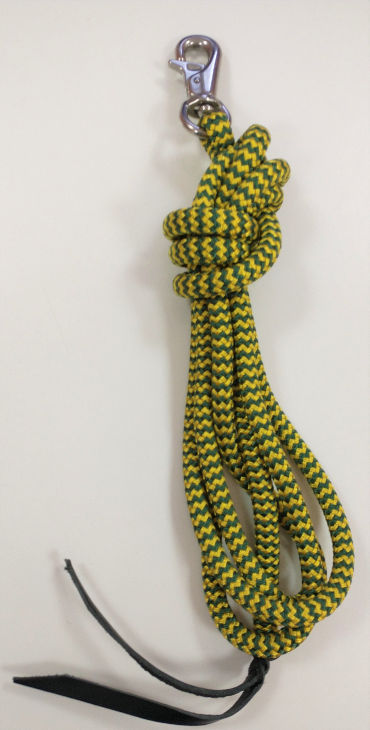 Jumbo Führstrick 2 Meter - Extra Stabil Baumwolle Grau-pink